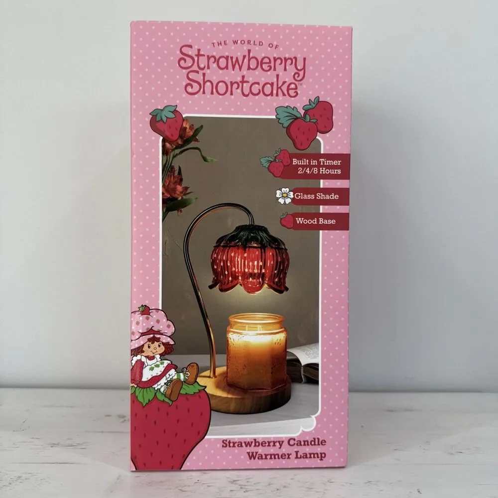 NEW🍓Strawberry Shortcake Candle Warmer Flower Lamp🍰 Kawaii Light